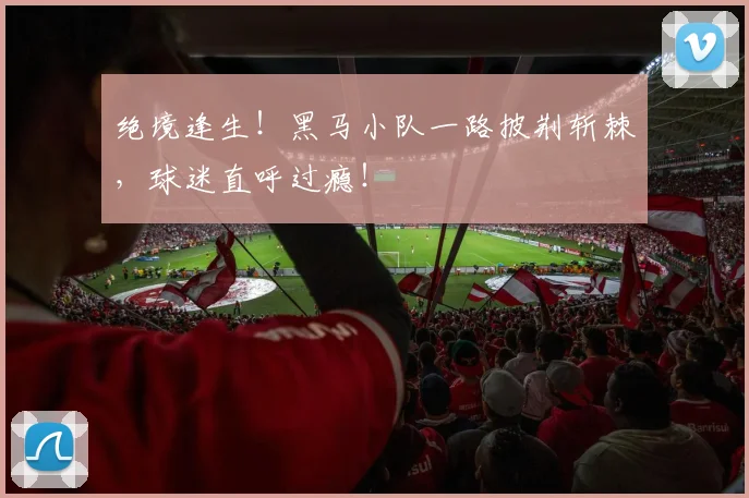 绝境逢生！黑马小队一路披荆斩棘，球迷直呼过瘾！